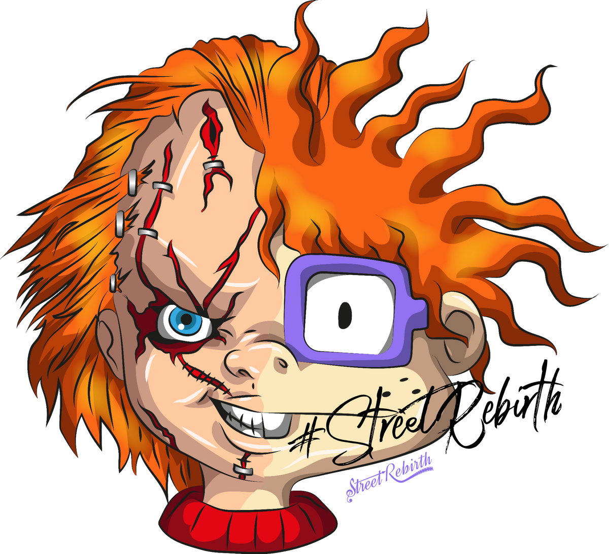 Childs Play Chucky Sticker – One 4 Inch Water Proof Vinyl Sticker – For Hydro Flask, Skateboard, Laptop, Planner, Car, Collecting, Gifting (Copy)