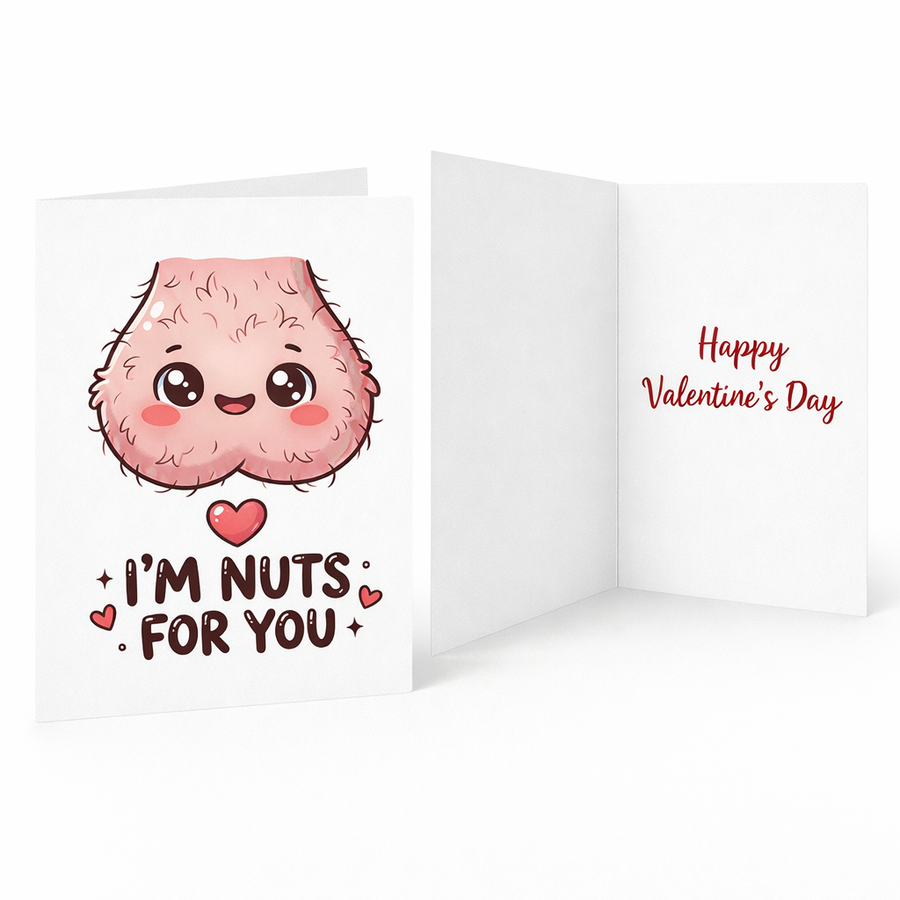 Product featuring an original romantic humorous design