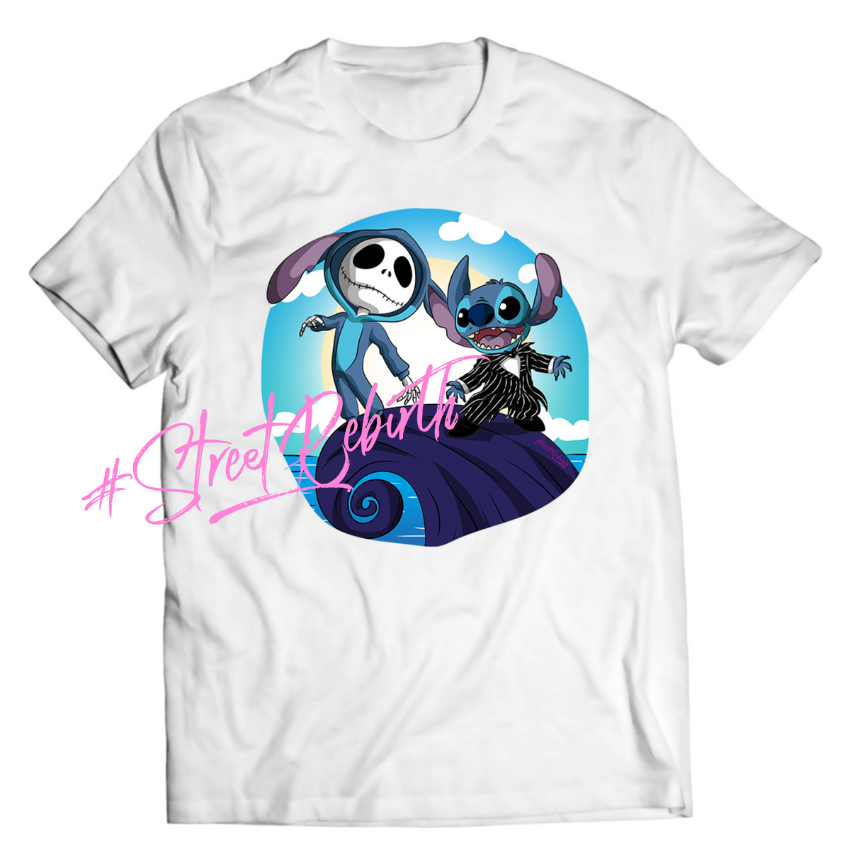 Stitch Wearing Jack Skellington &amp; Jack Skellington Wearing Stitch Shirt – Epic Mashup