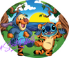 Stitch and Tigger Sticker – One 4 Inch Water Proof Vinyl Sticker – For Hydro Flask, Skateboard, Laptop, Planner, Car, Collecting, Gifting