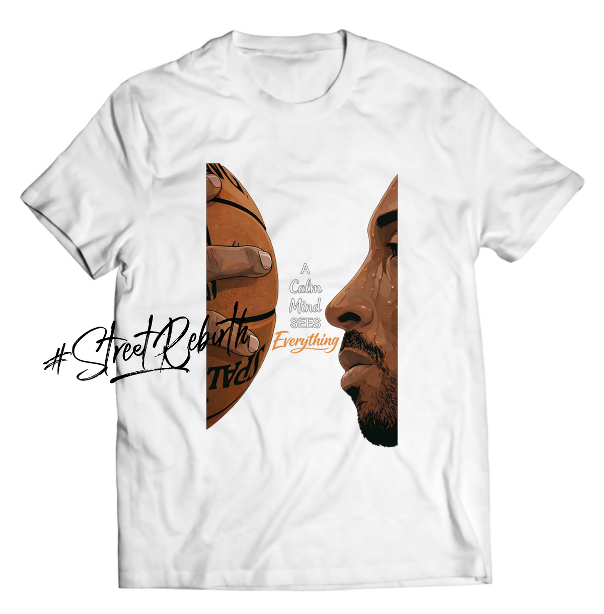 A Calm Mind" - Kobe Tribute Graphic T-Shirt | Mamba Mentality Basketball Streetwear
