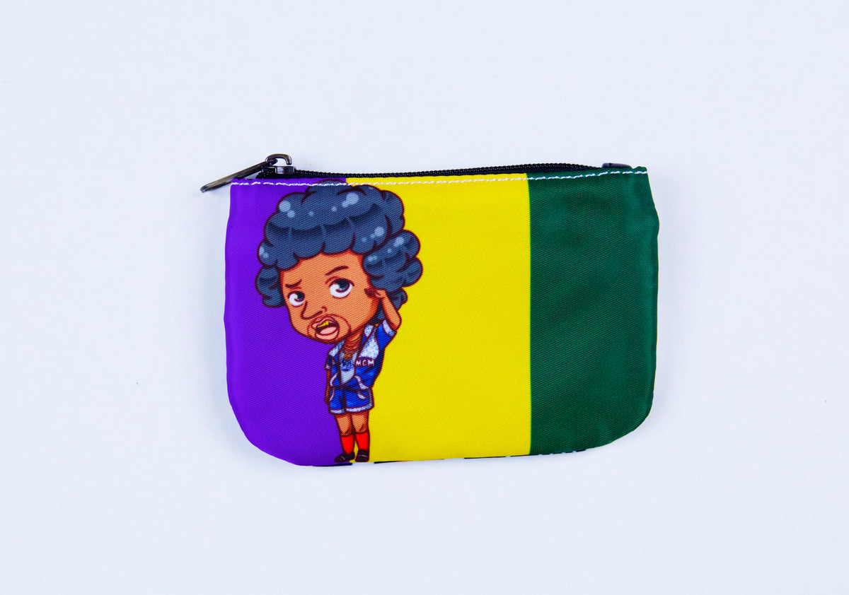 90s Sitcom Character Coin Purse – Chibi Travel Pocket Wallet for Change & Accessories