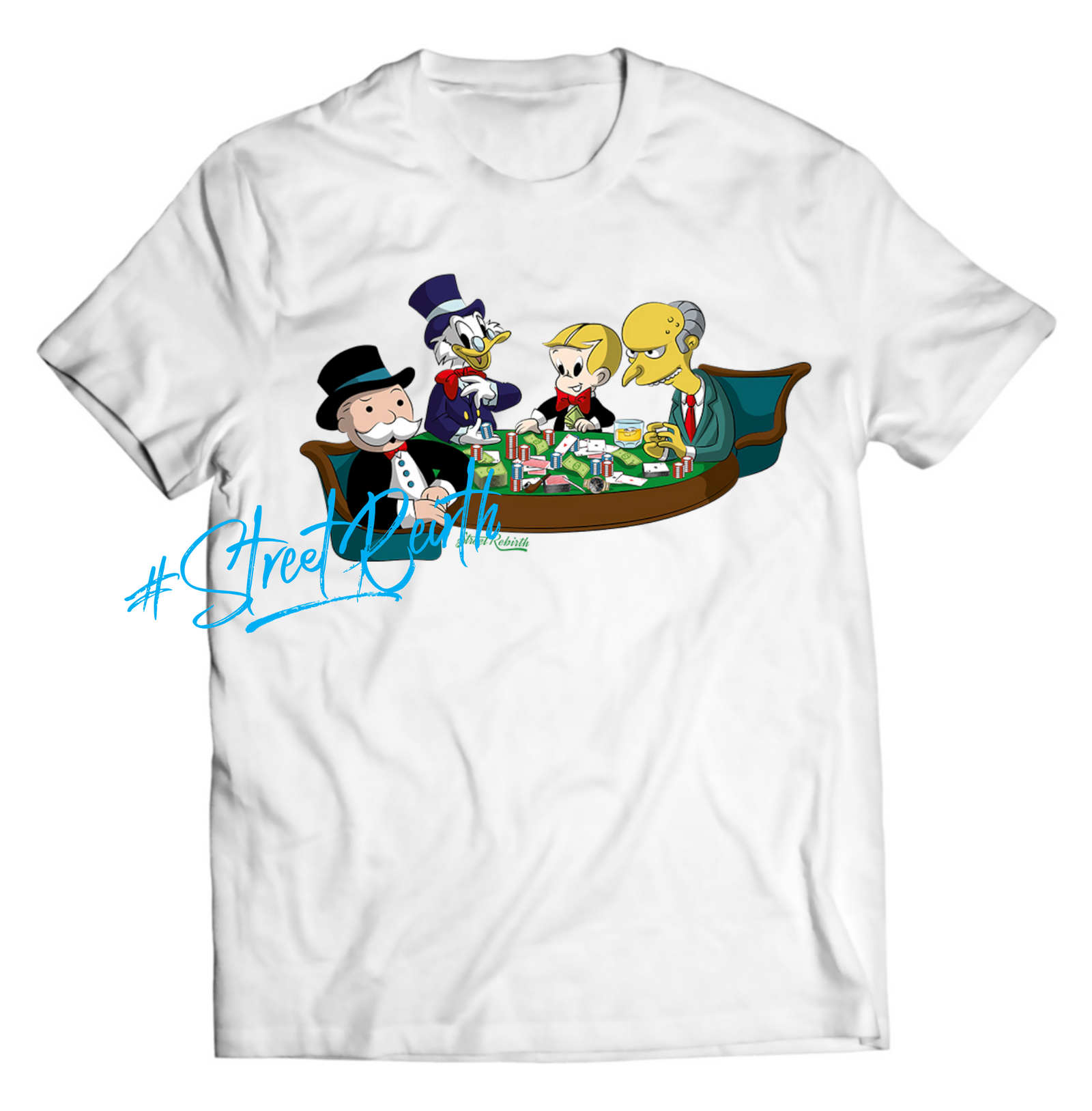 Richie Rich n Gang Poker Night Shirt - Direct To Garment Quality Print - Unisex Shirt - Gift For Him or Her