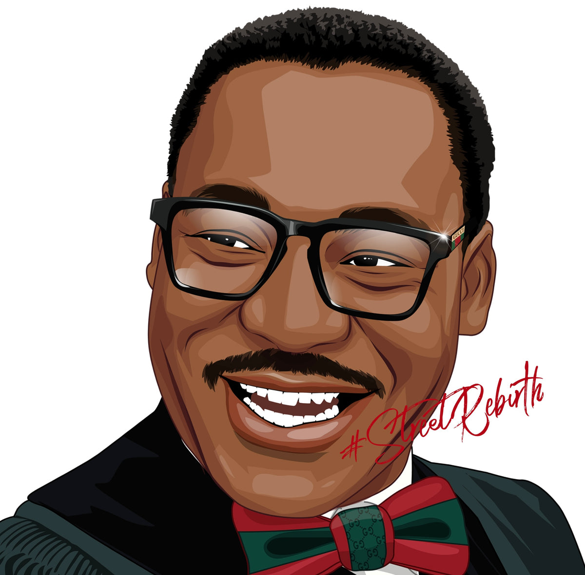 Dream with a Little Drip – MLK Gucci Style Vinyl Sticker | Black History Art | Culture-Inspired Waterproof Sticker