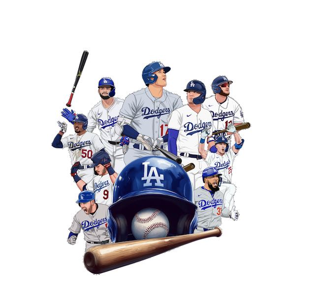 Waterproof vinyl sticker featuring an original baseball illustration
