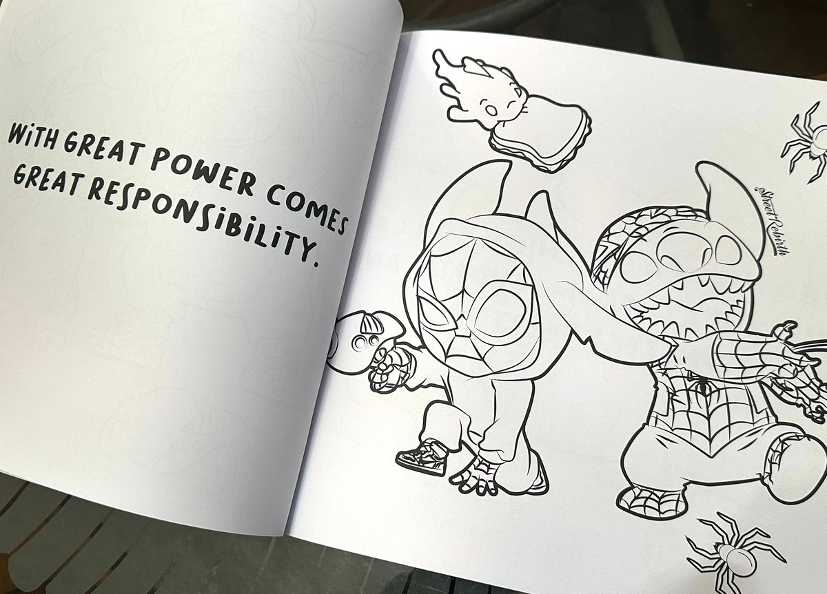 Street Rebirth Coloring Book Vol 3 Stitch Edition - Quotes And Coloring - 39 Designs To Color, 39 Quotes - 10x10 Size