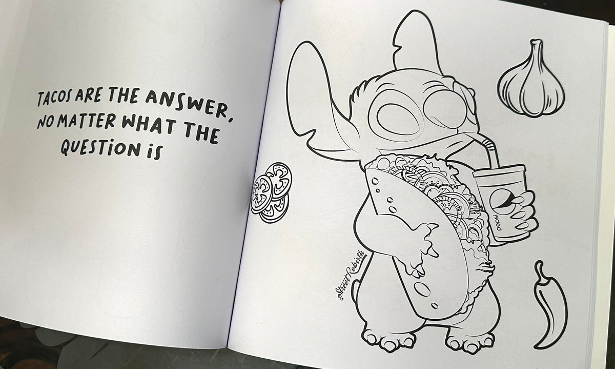 Street Rebirth Coloring Book Vol 3 Stitch Edition - Quotes And Coloring - 39 Designs To Color, 39 Quotes - 10x10 Size