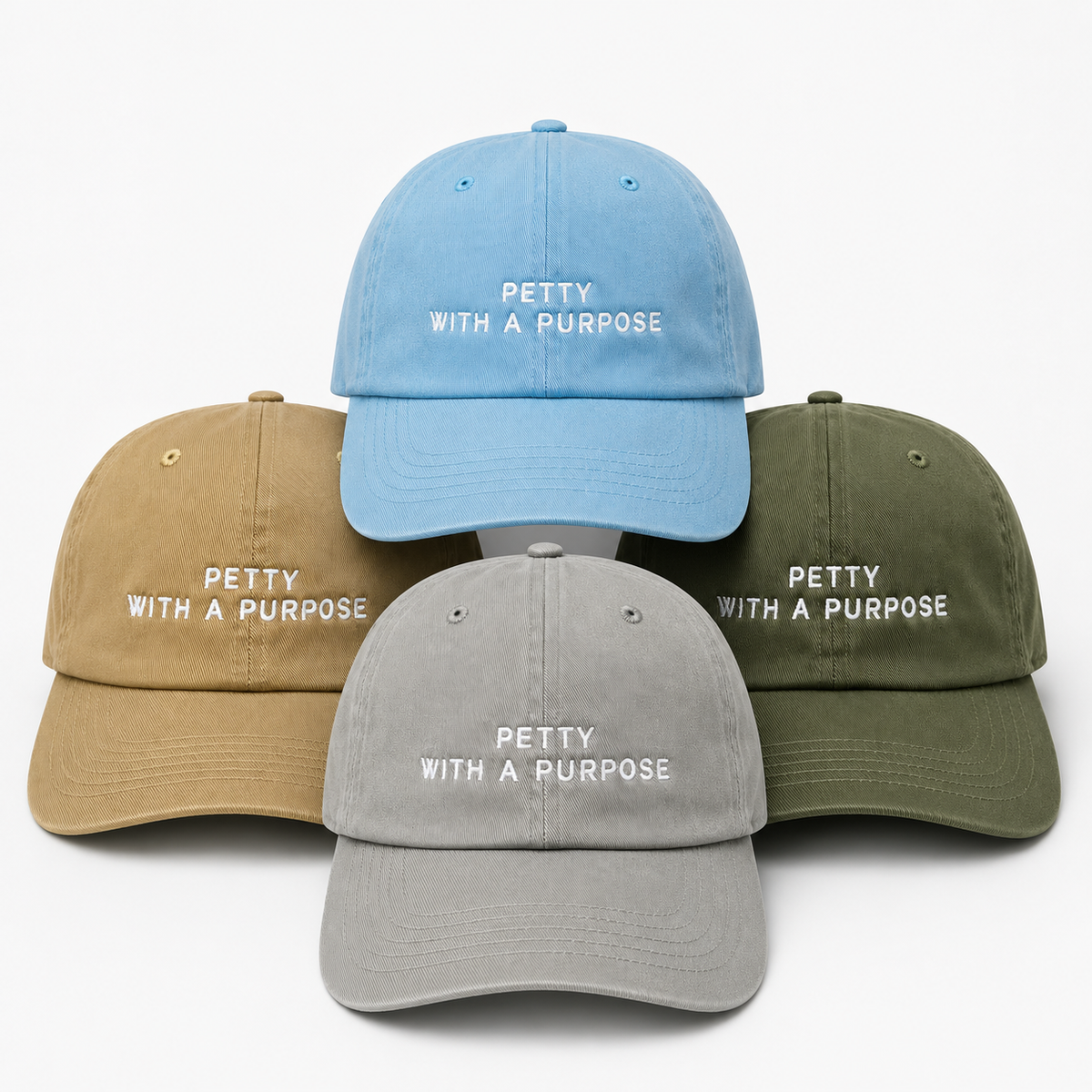 Petty with a Purpose Hat – Trendy Statement Cap for Confident, Bold Personalities - Bold Attitude, Everyday Style