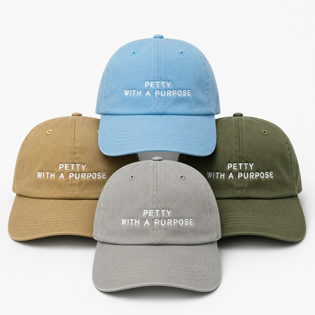 Petty with a Purpose Hat – Trendy Statement Cap for Confident, Bold Personalities - Bold Attitude, Everyday Style