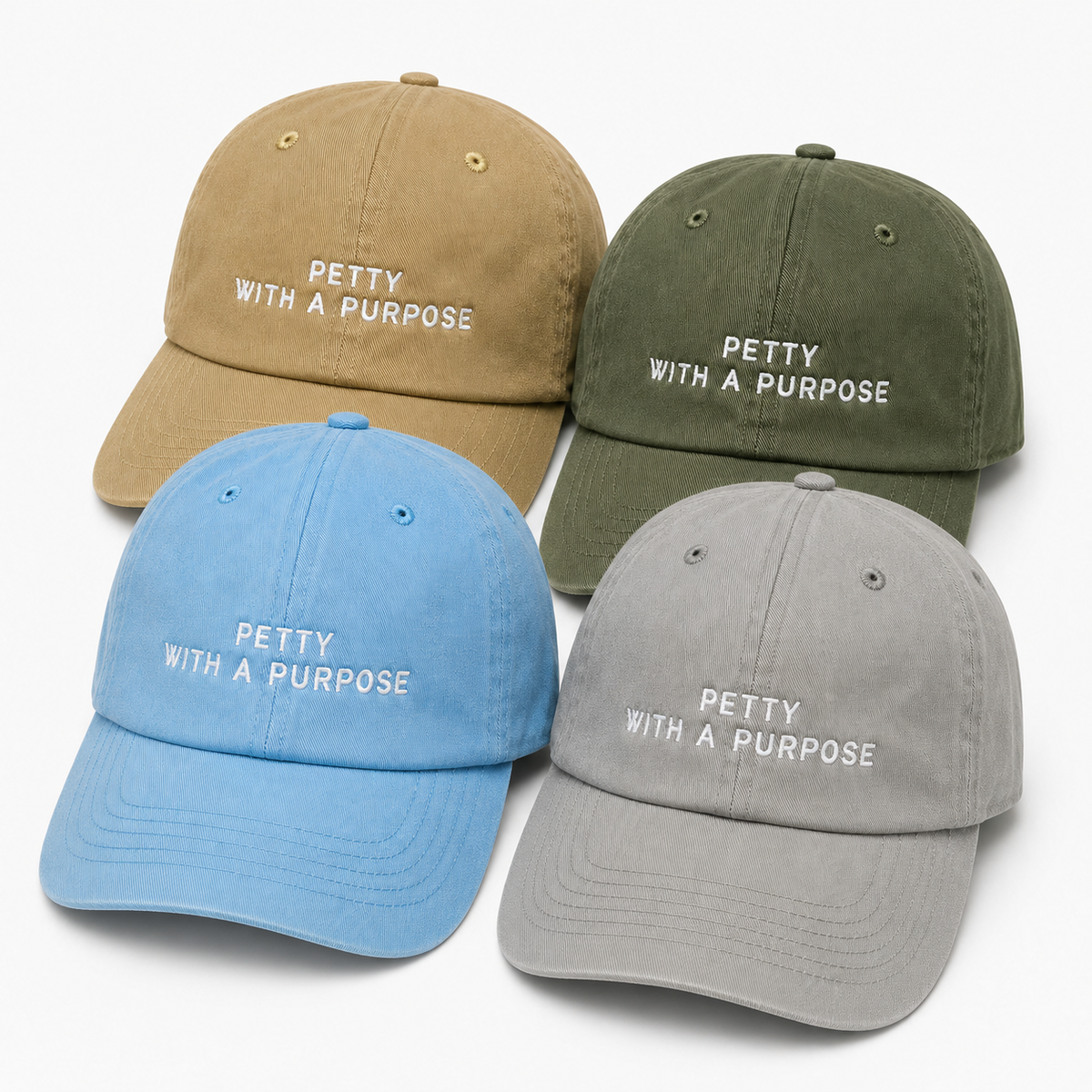 Petty with a Purpose Hat – Trendy Statement Cap for Confident, Bold Personalities - Bold Attitude, Everyday Style