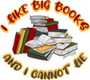 I Like Big Books And I Cannot Lie Sticker – One 4 Inch Water Proof Vinyl Sticker – For Hydro Flask, Skateboard, Laptop, Planner, Car, Collecting, Gifting