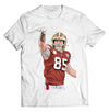 Kittle Football 49ers Shirt - Direct To Garment Quality Print - Unisex Shirt - Gift For Him or Her