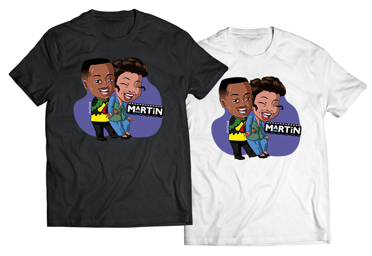 Martin And Gina Shirt - Direct To Garment Quality Print - Unisex Shirt - Gift For Him or Her