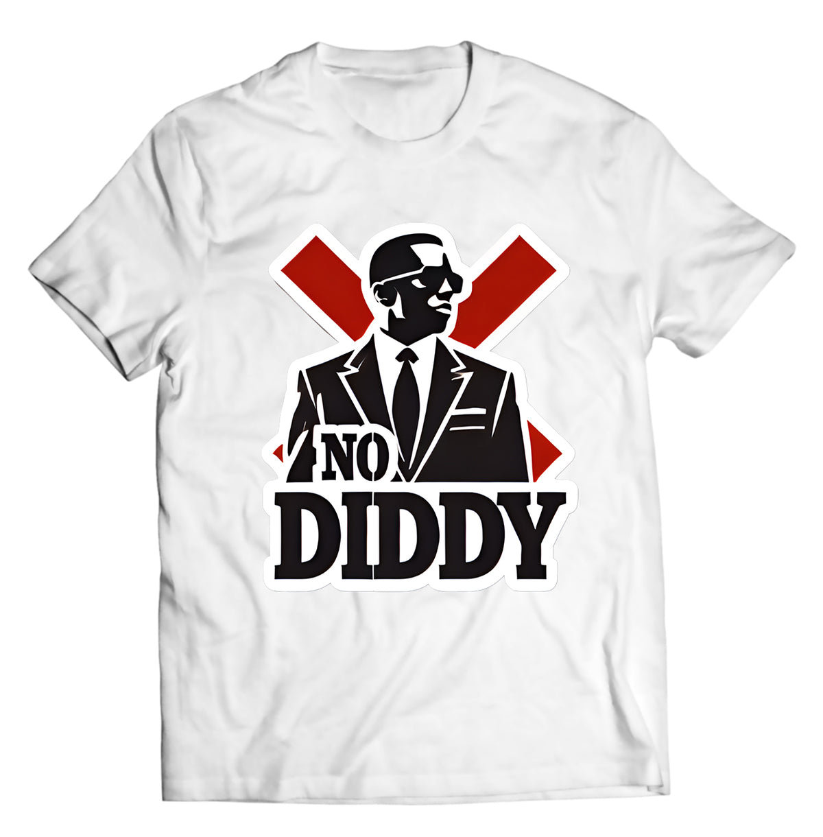 No Diddy Shirt – Funny Rap Phrase Tee – P Diddy Parody Streetwear
