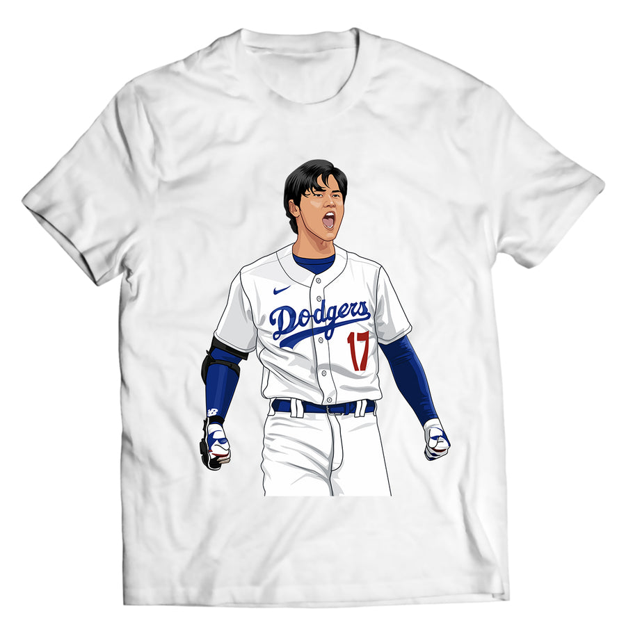 Unisex graphic T-shirt featuring an original baseball illustration