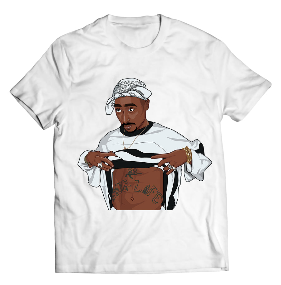 Unisex graphic T-shirt featuring an original hip hop music retro illustration