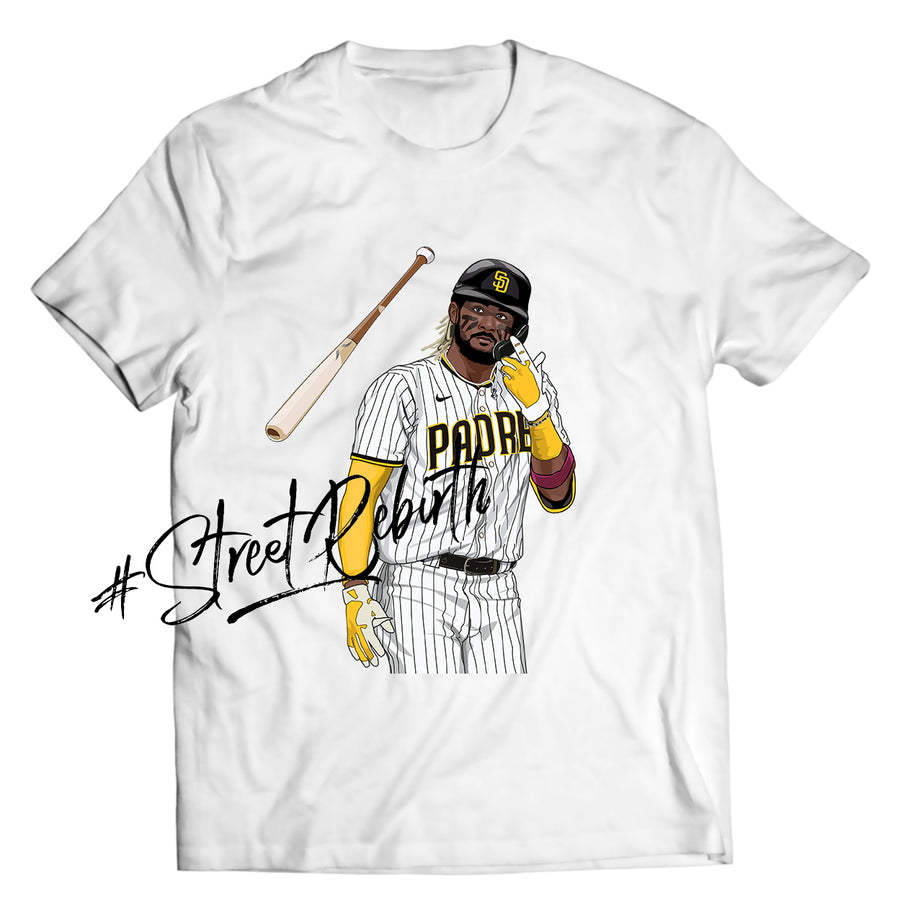 Unisex graphic T-shirt featuring an original baseball illustration