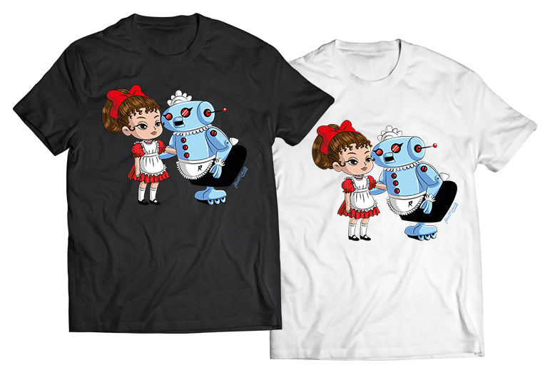 Vicki & Rosie Robot Duo Shirt – A Nostalgic Robot Crossover