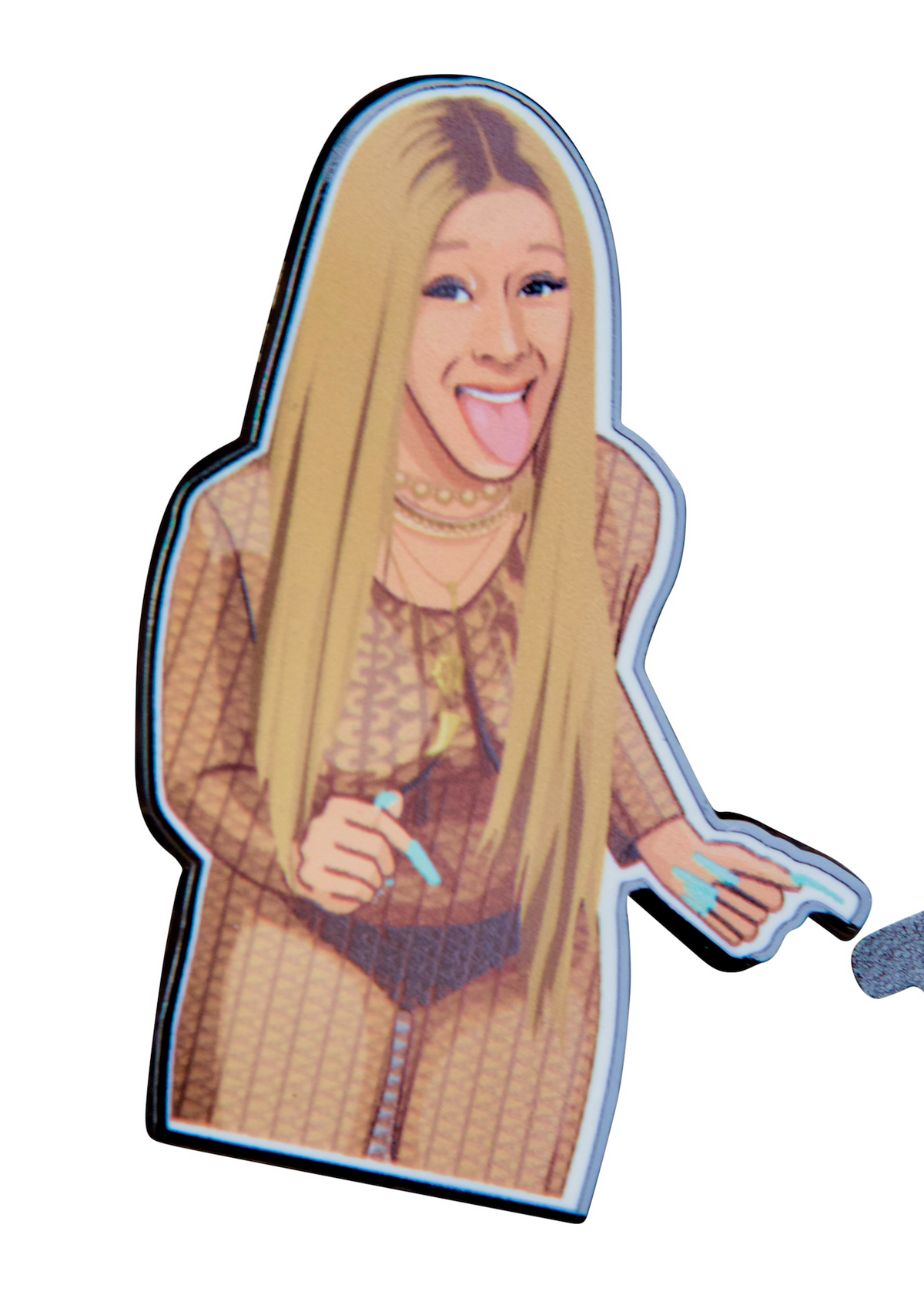 Cardi B &quot;It’s Getting Real&quot; Enamel Pin – A Viral Moment Captured