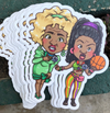 Shanaenae &amp; Lawanda Vinyl Sticker – Iconic Comedy Duo from Martin &amp; In Living Color – One 4 Inch Water Proof Vinyl Sticker – For Hydro Flask, Skateboard, Laptop, Planner, Car, Collecting, Gifting