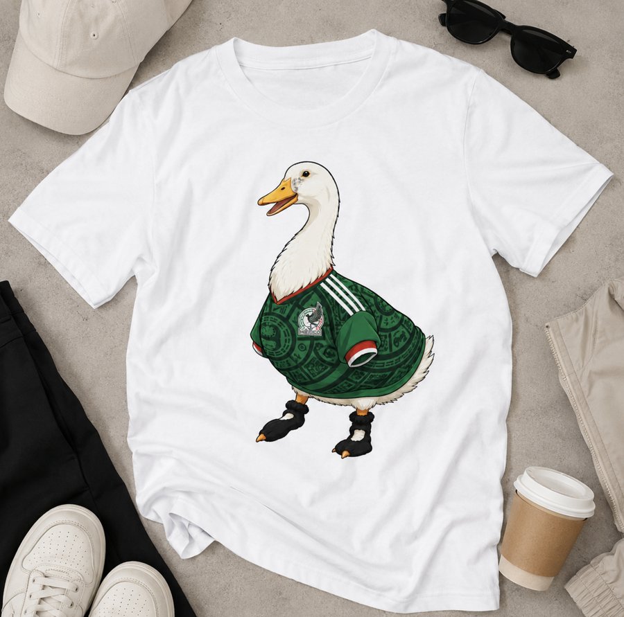 Unisex graphic T-shirt featuring an original soccer humorous illustration