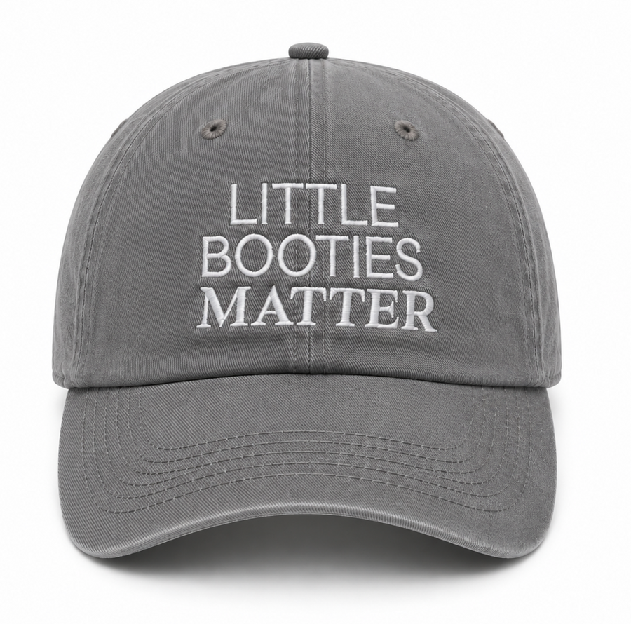Baseball cap with an original humorous design