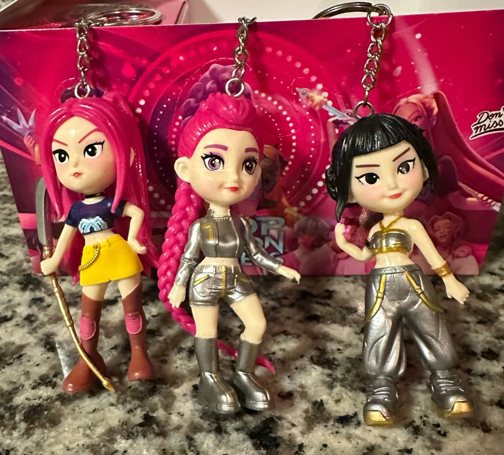 KPOP Demon Hunters Mystery Keychain – Blind Box Collectible | Anime Idol Key Ring | HuntrX K-pop Girl Group