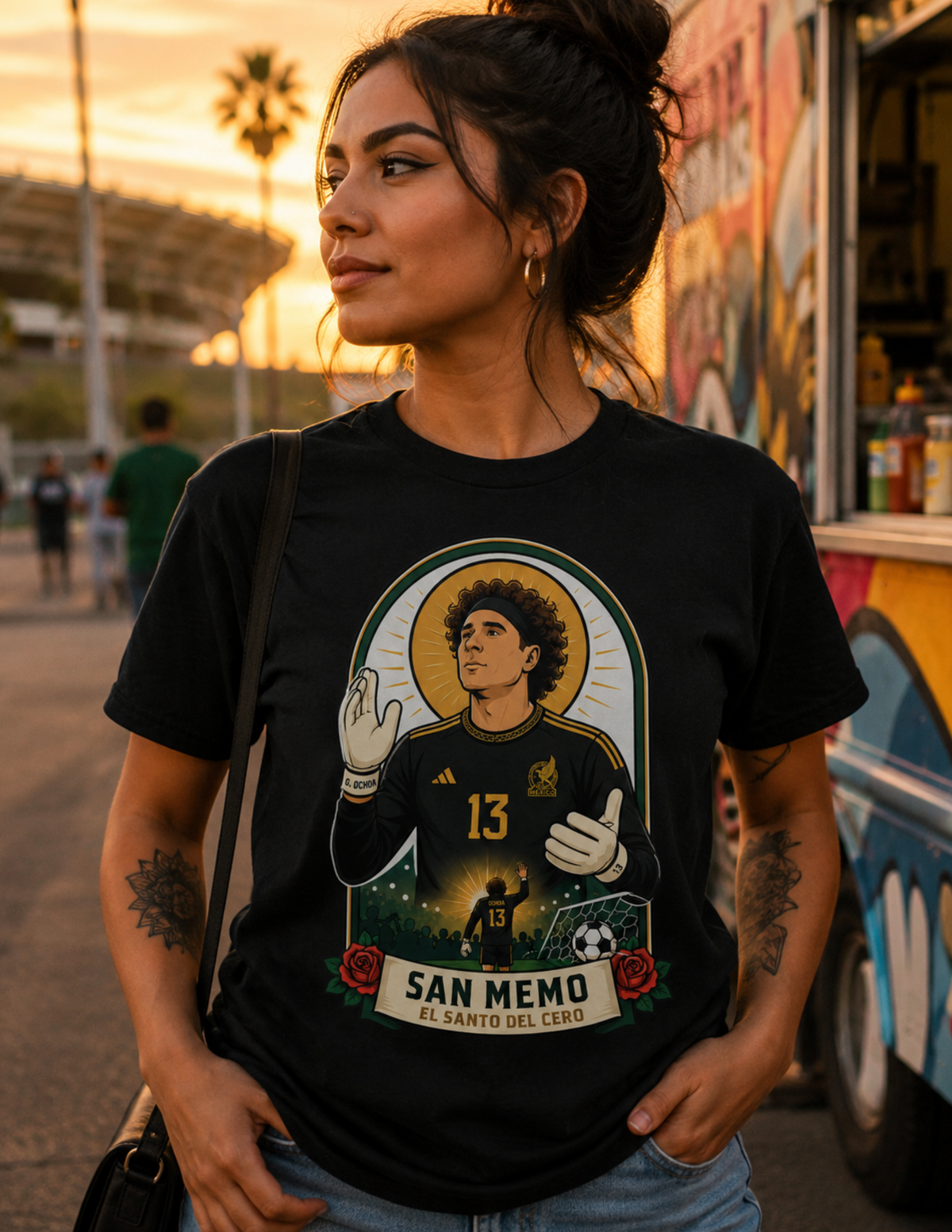 San Memo Siempre Con El Tri T-Shirt – Mexico Goalkeeper Graphic Tee, Soccer Fan Streetwear Shirt