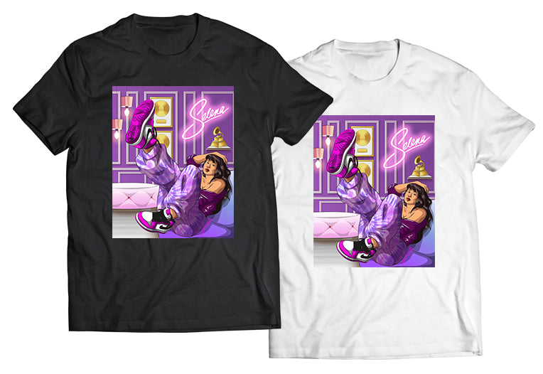 Selena In Kicks Shirt - Direct To Garment Quality Print - Unisex Shirt - Gift For Him or Her