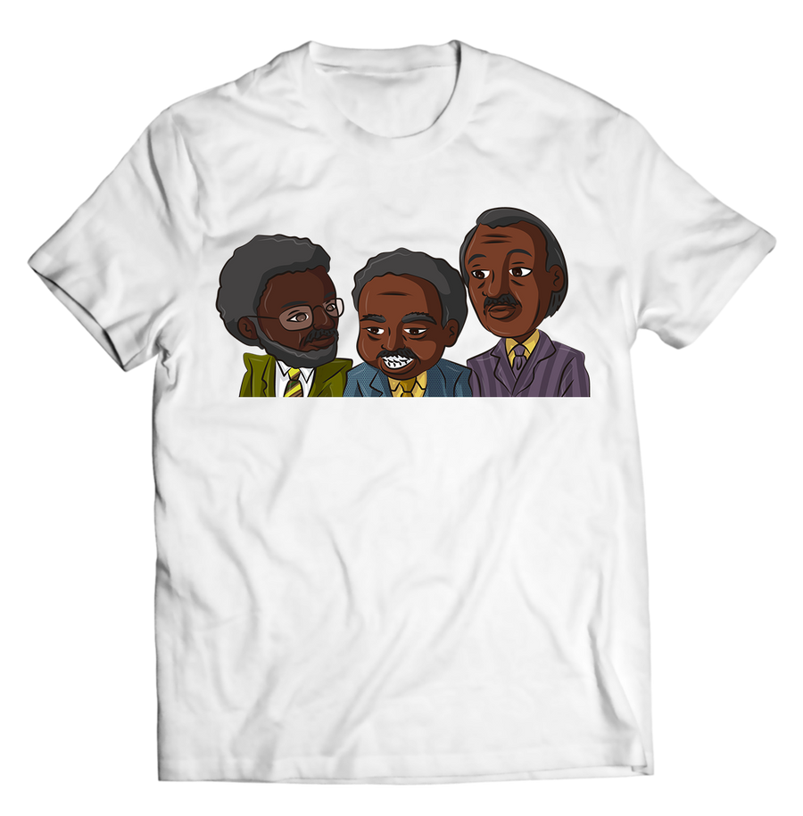 Unisex graphic T-shirt featuring an original humorous retro illustration