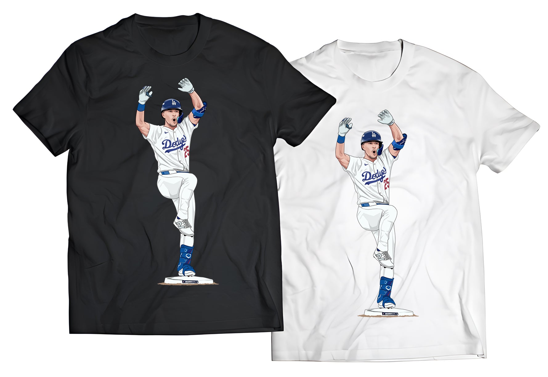 Baseball Tommy Edman Dodgers Team 02 Shirt - Direct To Garment Quality Print - Unisex Shirt - Gift For Him or Her