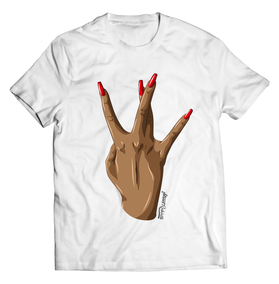 Unisex graphic T-shirt featuring an original hip hop music humorous illustration