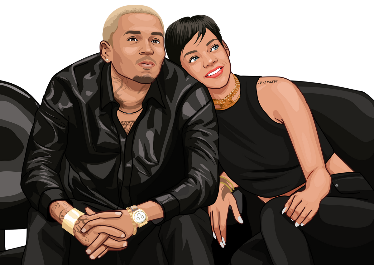 Chris And RiRi Sticker – One 4 Inch Water Proof Vinyl Sticker – For Hydro Flask, Skateboard, Laptop, Planner, Car, Collecting, Gifting