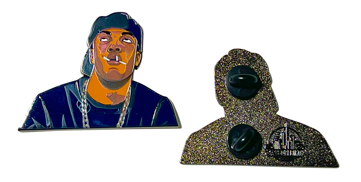 Smokey “Triple Joint” Enamel Pin – 2 Inch Hard Enamel • Friday Movie Inspired • Smokey Smoking 3 Joints Pin • Funny Hood Classic Collectible