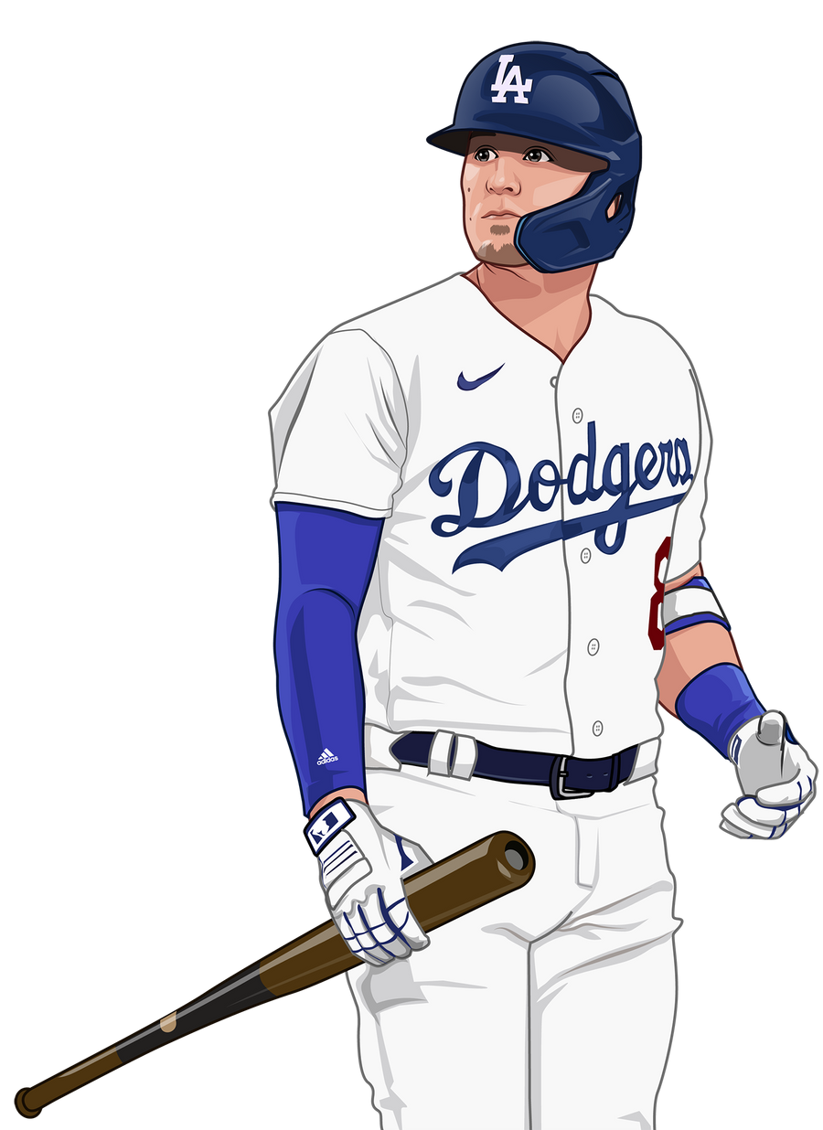 Waterproof vinyl sticker featuring an original baseball illustration