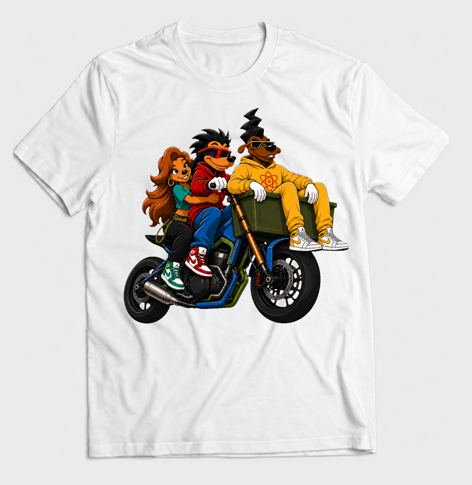 Ride Til The Wheels Fall Off Street Crew T-Shirt