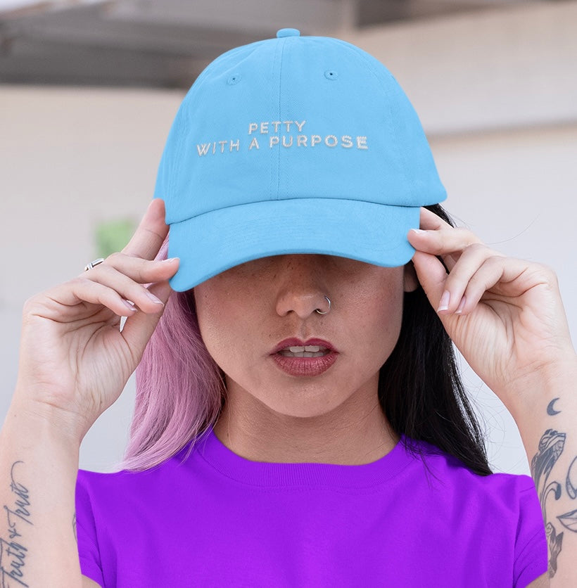 Petty with a Purpose Hat – Trendy Statement Cap for Confident, Bold Personalities - Bold Attitude, Everyday Style