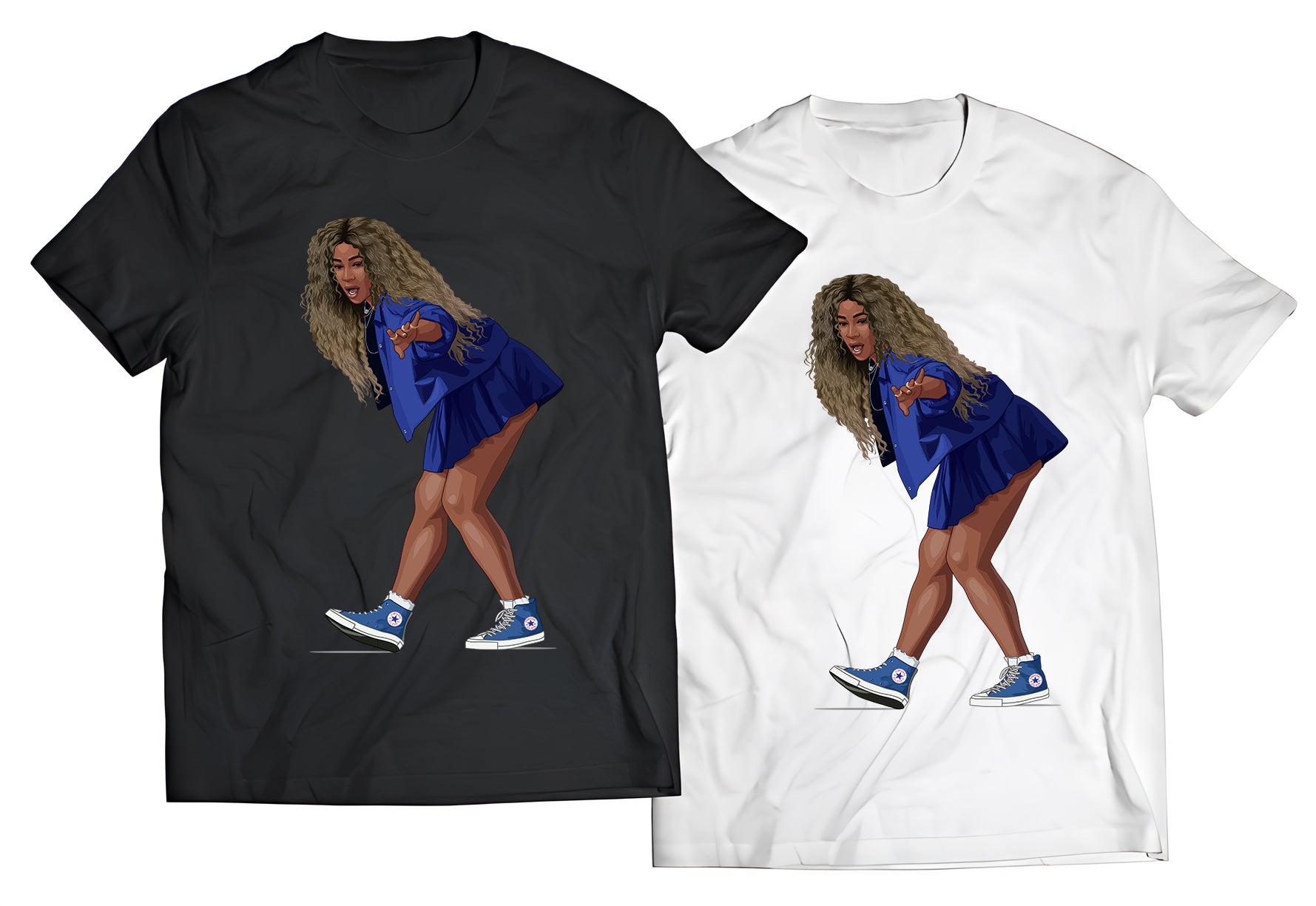 Serena Williams Crip Walk Shirt – Super Bowl Performance Vibes