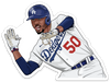 Los Angeles Baseball Mookie Sticker – One 4 Inch Water Proof Vinyl Sticker – For Hydro Flask, Skateboard, Laptop, Planner, Car, Collecting, Gifting