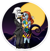 Max And Roxanne Halloween Costumes Series Mashup Sticker – One 4 Inch Water Proof Vinyl Sticker – For Hydro Flask, Skateboard, Laptop, Planner, Car, Collecting, Gifting