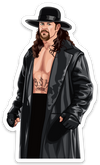 Wrestling Under Taker Sticker – One 4 Inch Water Proof Vinyl Sticker – For Hydro Flask, Skateboard, Laptop, Planner, Car, Collecting, Gifting