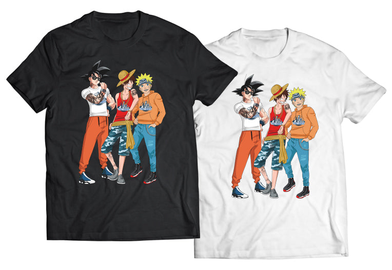 Anime Heros  Shirt - Direct To Garment Quality Print - Unisex Shirt - Gift For Him or Her