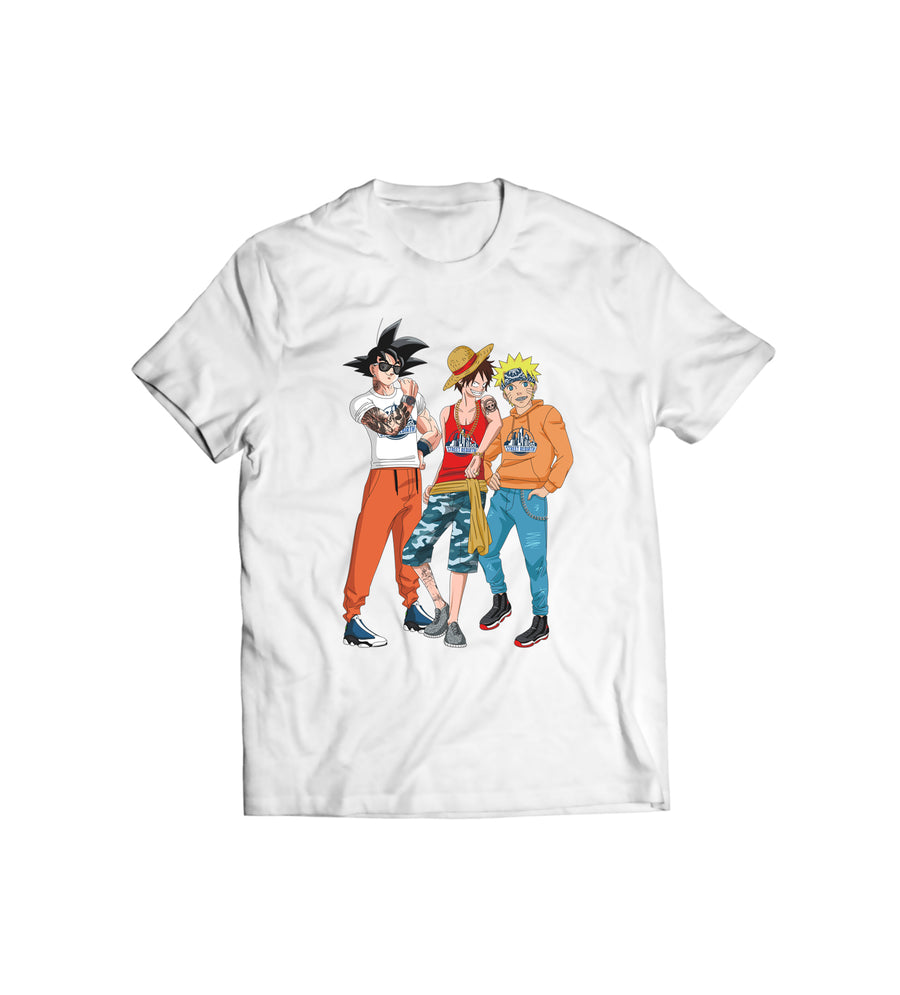 Unisex graphic T-shirt featuring an original streetwear cartoon-style illustration