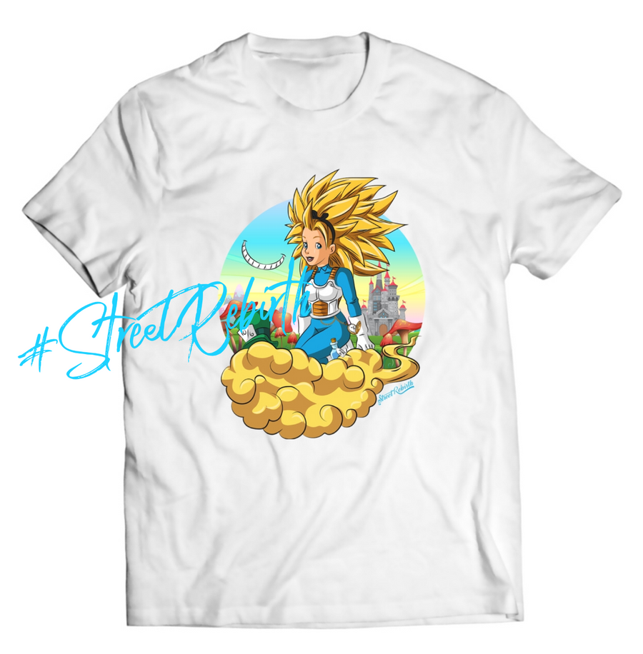 Unisex graphic T-shirt featuring an original retro cartoon-style illustration