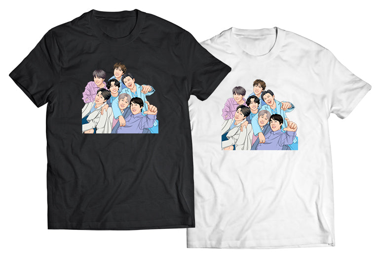 BTS Shirt - Direct To Garment Quality Print - Unisex Shirt - Gift For Him or Her