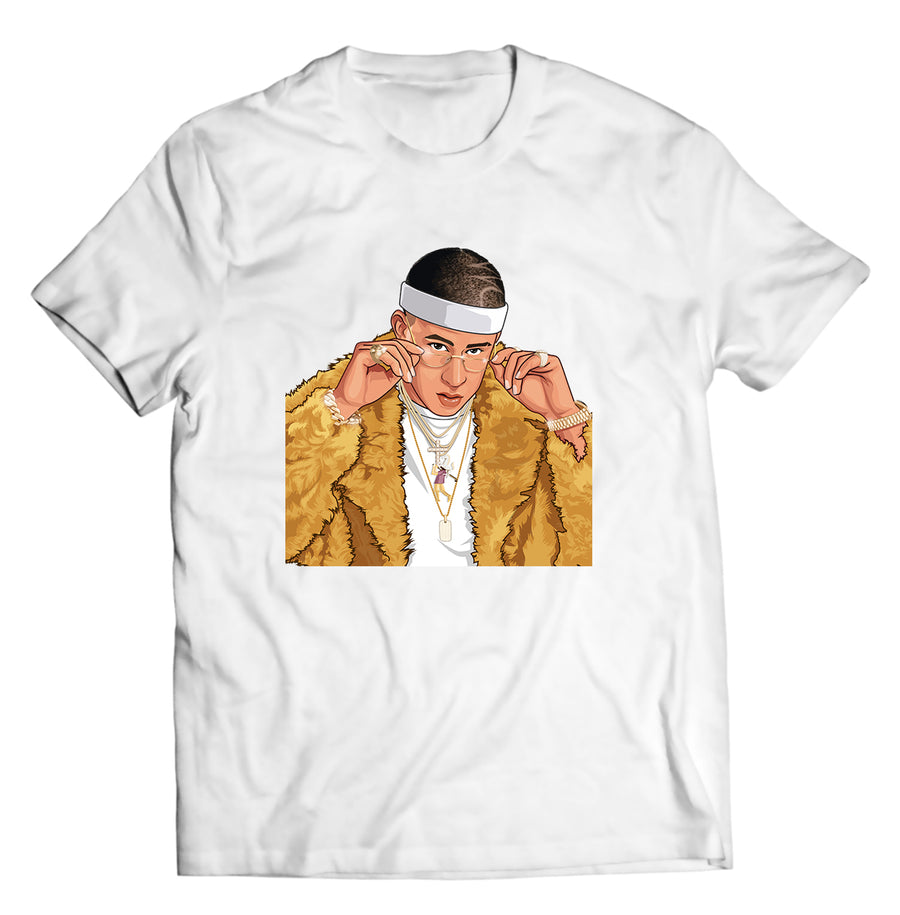 Unisex graphic T-shirt featuring an original hip hop music illustration