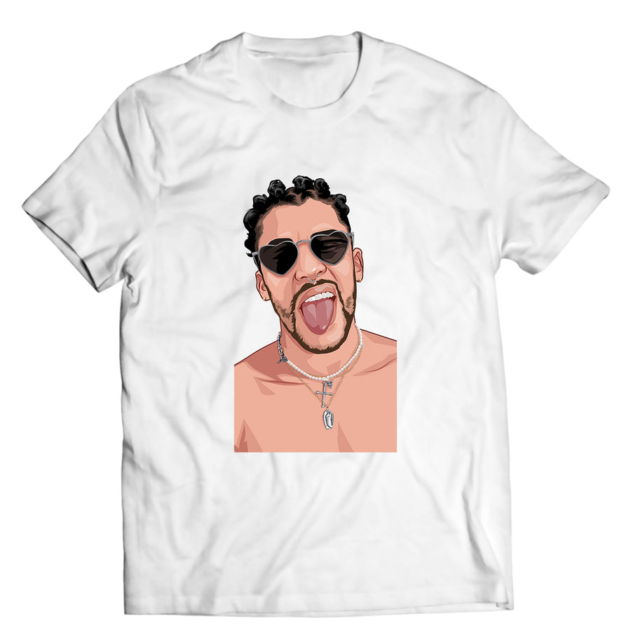 Unisex graphic T-shirt featuring an original hip hop music illustration