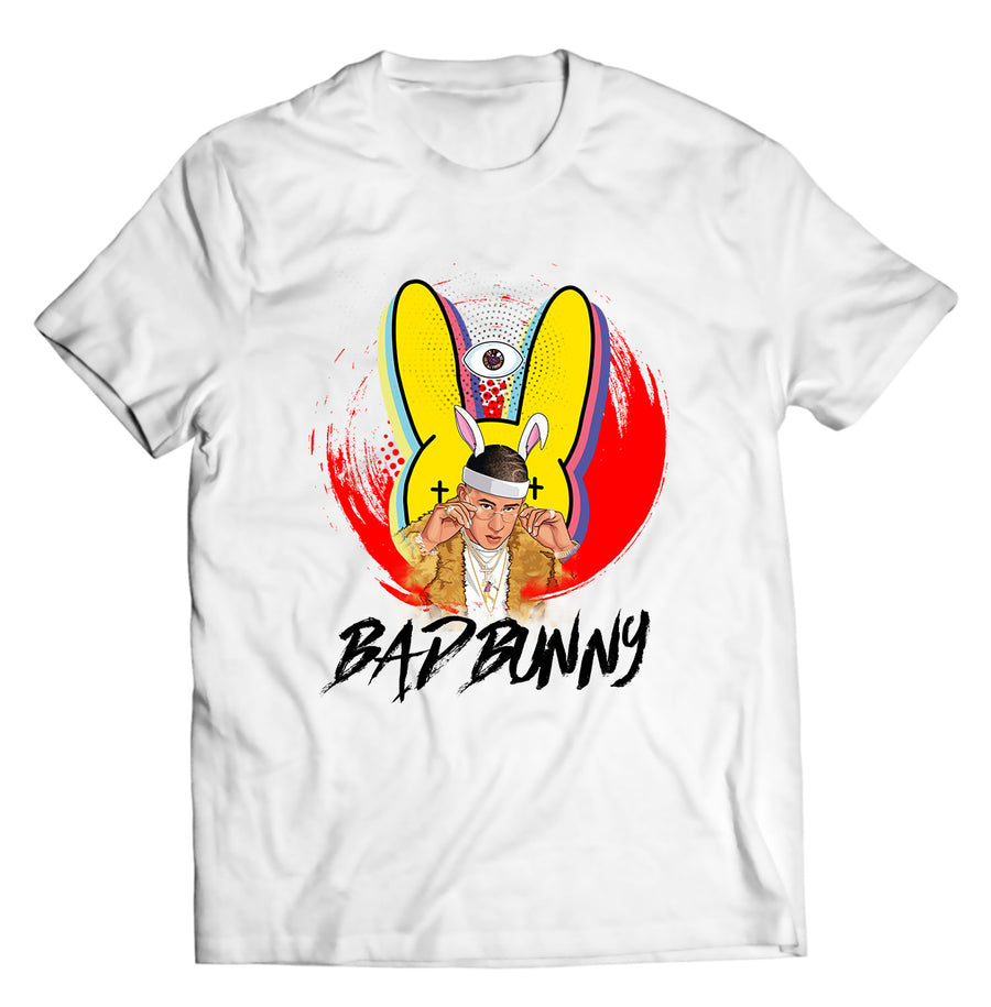 Unisex graphic T-shirt featuring an original hip hop music illustration
