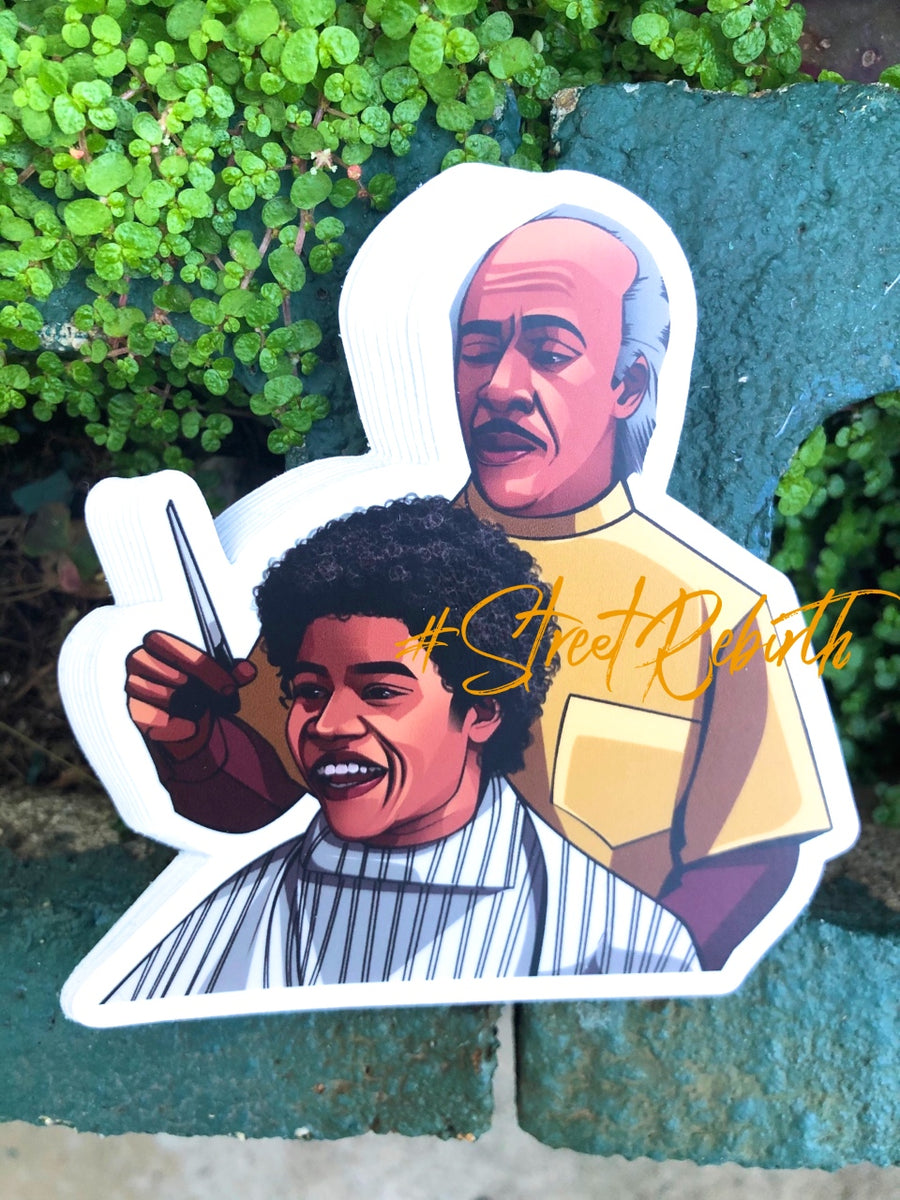 Barbershop comedy classic movie scene throwback sticker