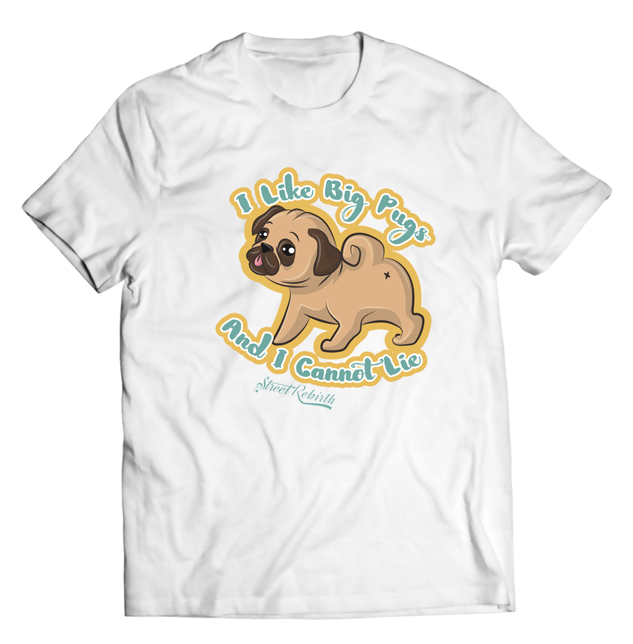 Big Pugs And I Cannot Lie Shirt - Direct To Garment Quality Print - Unisex Shirt - Gift For Him or Her